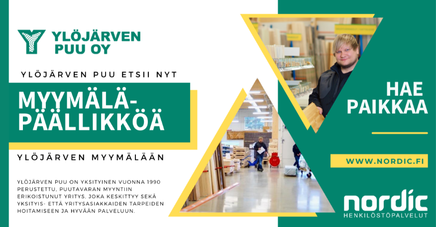Yleiskuva Ylöjärven Puun myymälästä