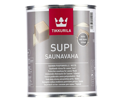 Supi Saunavaha Musta 1L