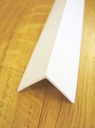 Kulmalista 15x15 L=2,75m PVC valkoinen (tarra)